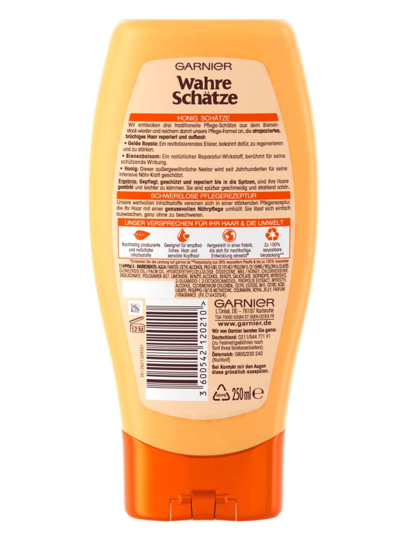Reparierende-Spuelung-Wahre-Schaetze-Honig-Schaetze-250ml-Rueckseite-Garnier-Deutschland-gross